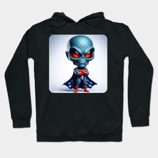 Martian Alien Caricature #5 Hoodie